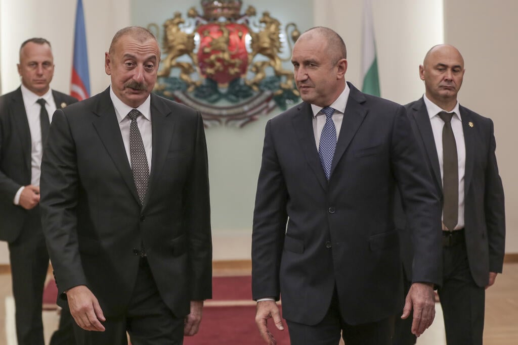 Azerbajdžanský prezident  Iľham Alijev.