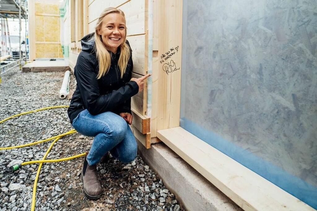 Frida Hansdotterová si chatou v lyžiarskom stredisku splnila sen. Všetko je podľa jej predstáv.