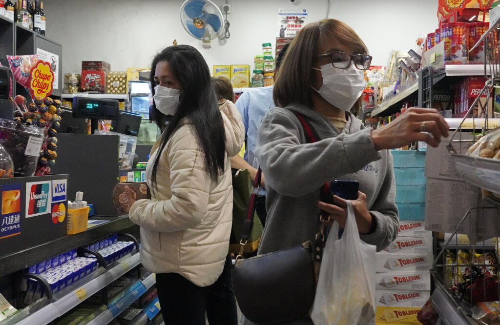 Čína vírus Hongkong protesty hranice