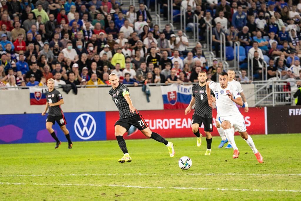 Kvalifikačný zápas o postup na Majstrovstvá sveta 2022 v Katare medzi Slovenskom a Chorvátskom.