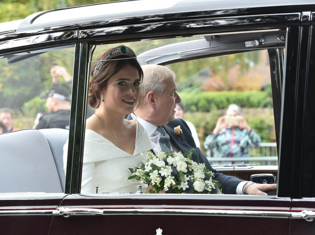 Svadba princeznej Eugenie a Jacka Brooksbanka.