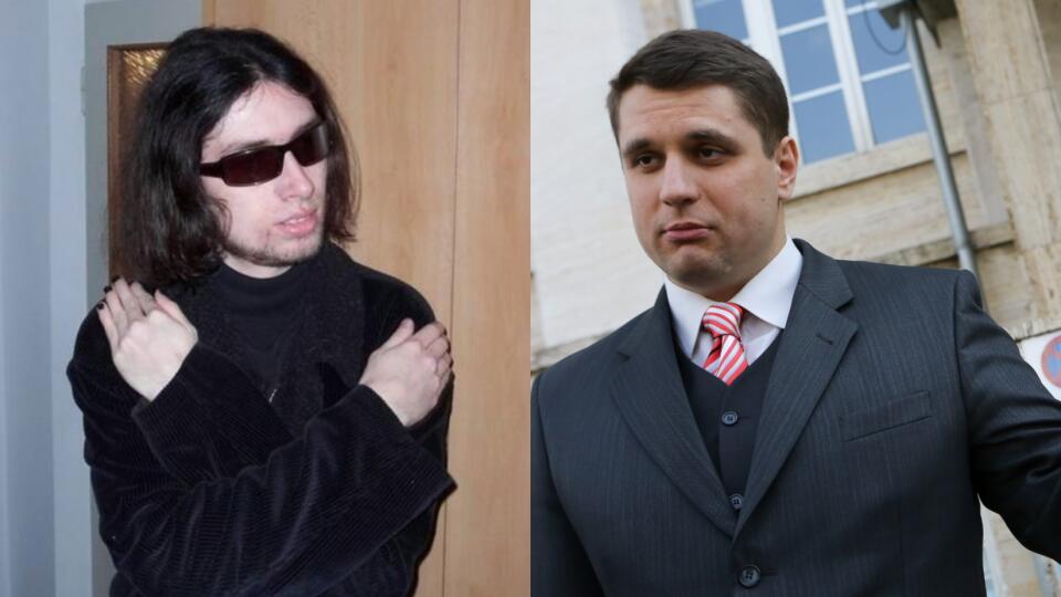 Študent Daniel Tupý (vľavo) bol zavraždený 4. novembra 2005. NAKA z vraždy obvinila advokáta Adama Puškára (vpravo).