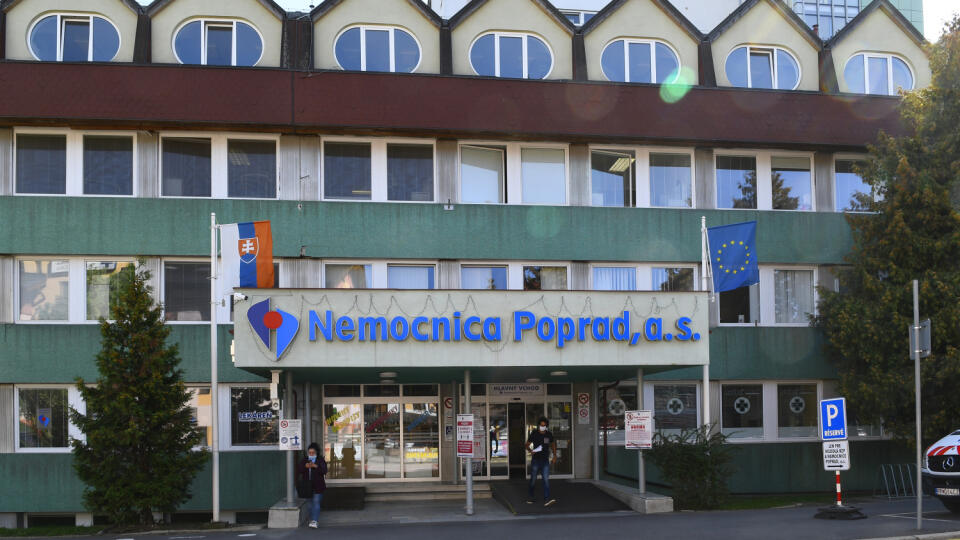 Nemocnica v Poprade 19. septembra 2020. FOTO TASR – Milan Kapusta