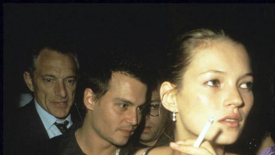 Kate Moss s Johnym Deppom.