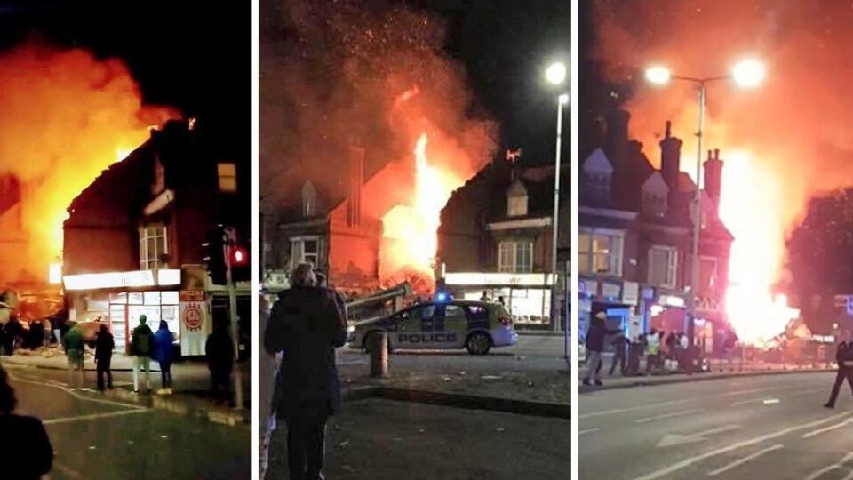 K výbuchu budovy došlo v obytnej štvrti mesta Leicester.