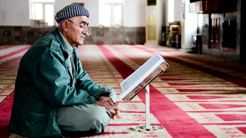 Meditatívna chvíľka v Kurdistane.