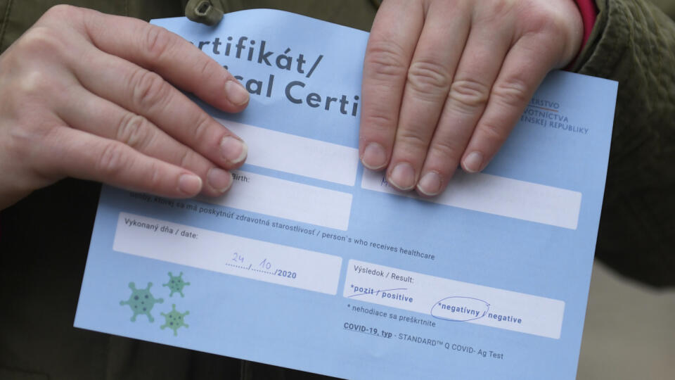Pilotné celoplošné testovanie v obci Zborov, okres Bardejov