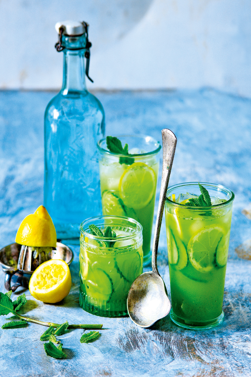 Uhorková limonáda príjemne osvieži.