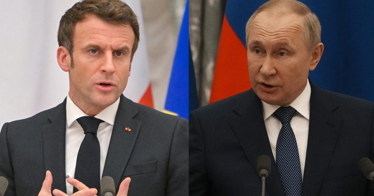Macron a accusé le président russe Poutine d’hypocrisie