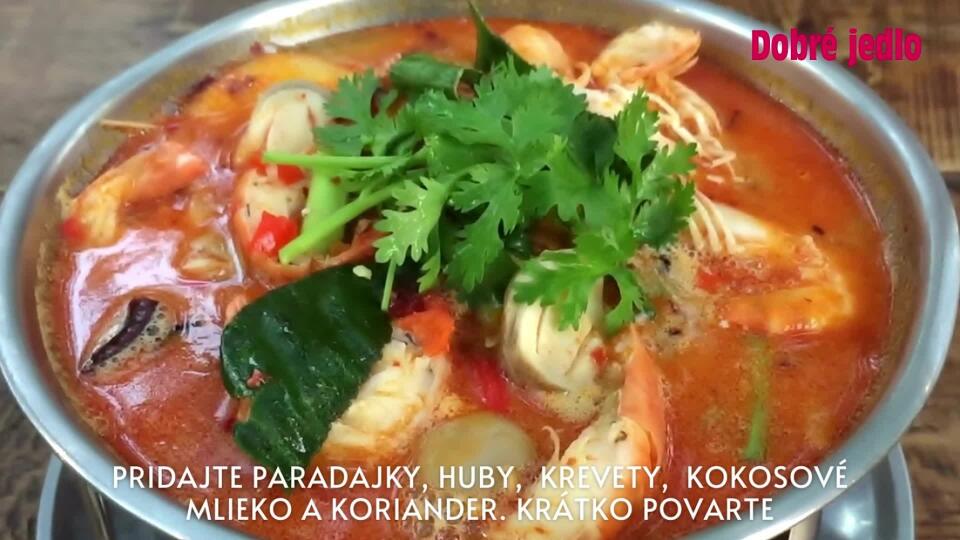 Chuť Thajska - horúca a štipľavá polievka TOm YAM