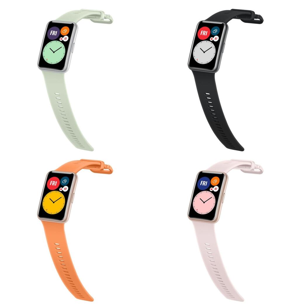 Hodinky Huawei Watch Fit prídu na trh v štyroch farebných prevedeniach