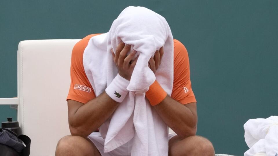 Novak Djokovic a eu du mal en finale du tournoi national.