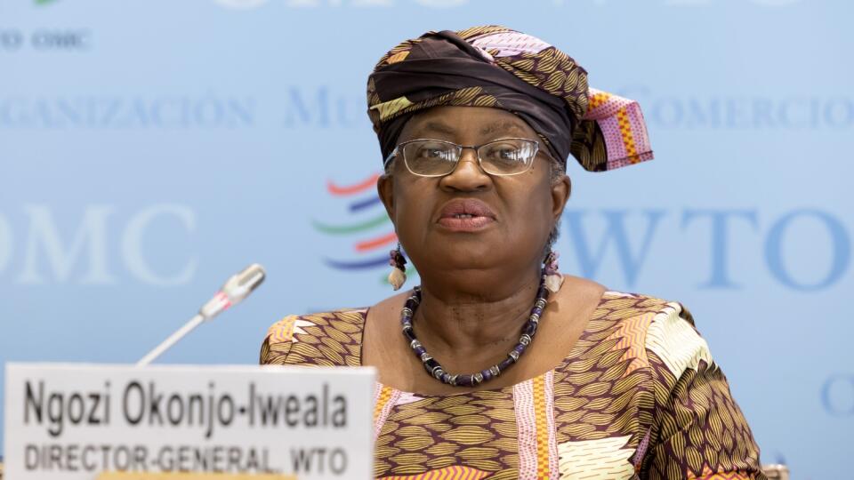 Riaditeľka Svetovej obchodnej organizácie (WTO) Ngozi Okonjová-Iwealová.