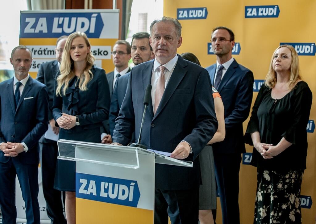 Andrej Kiska a jeho strana Za ľudí