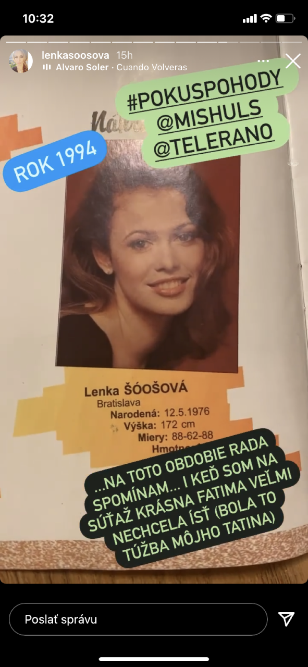 Lenka Šóošová za