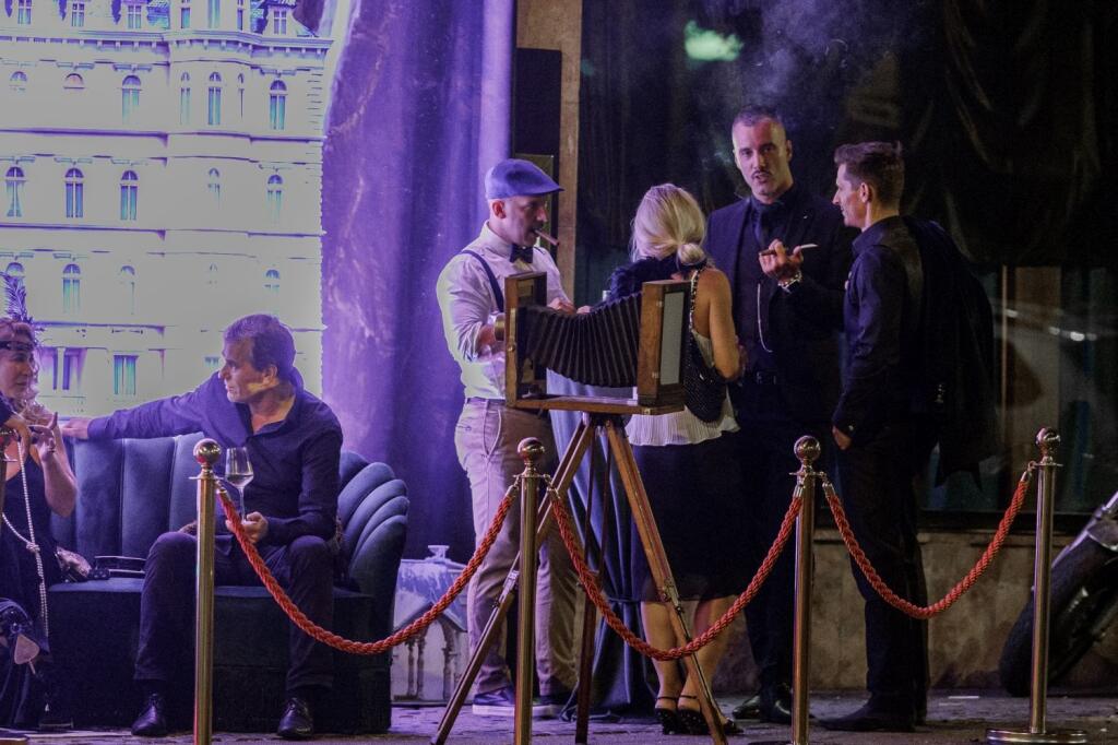 Takto to vyzeralo na oslave v plnom prúde.