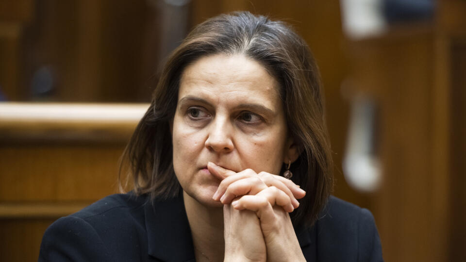 Na snímke poslankyňa NRSR Mária Kolíková (SaS) počas hlasovania na 78. schôdzi NRSR o zmene Ústavy na skrátenie volebného obdobia v Bratislave 25. januára 2023. FOTO TASR - Jaroslav Novák
