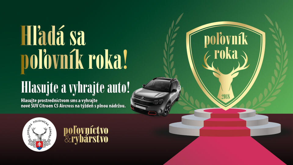 Hlasujte za poľovníka roka!