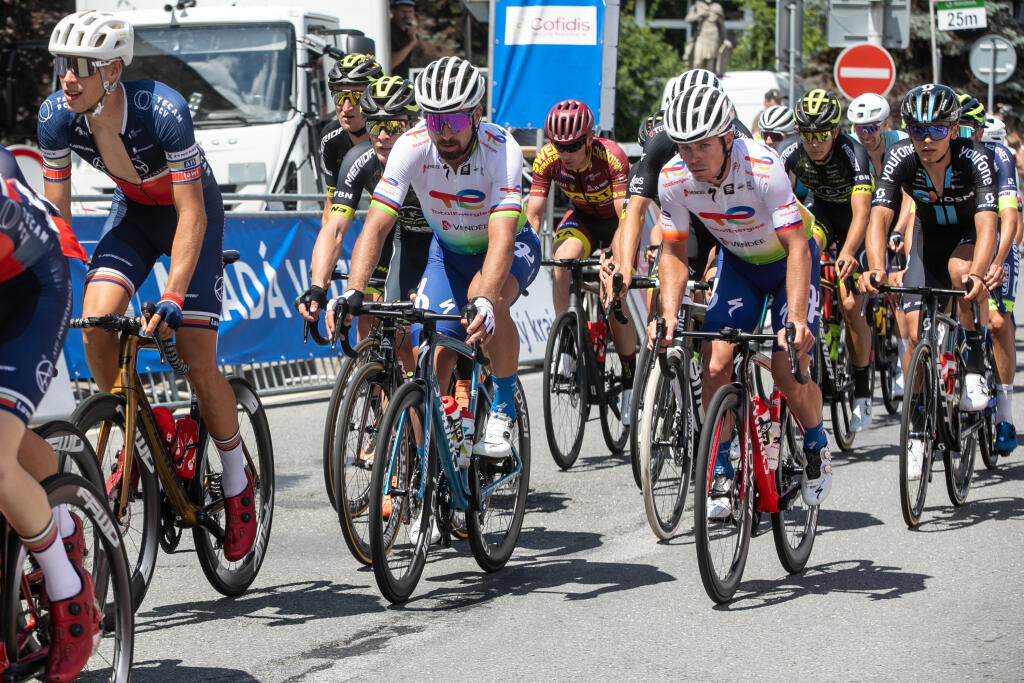 Spoločné Majstrovstvá Slovenska a Česka v cestnej cyklistike. Na snímke je Peter Sagan.
