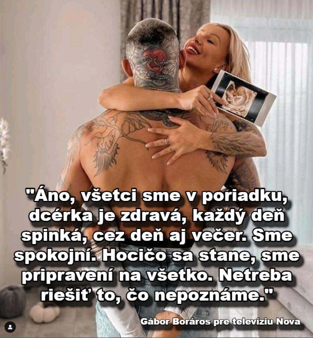 Boráros sa po pár dňoch mlčania rozhodol prehovoriť o údajnej nevere, rozchode s Monikou Jákliovou a o dcérke Zore.