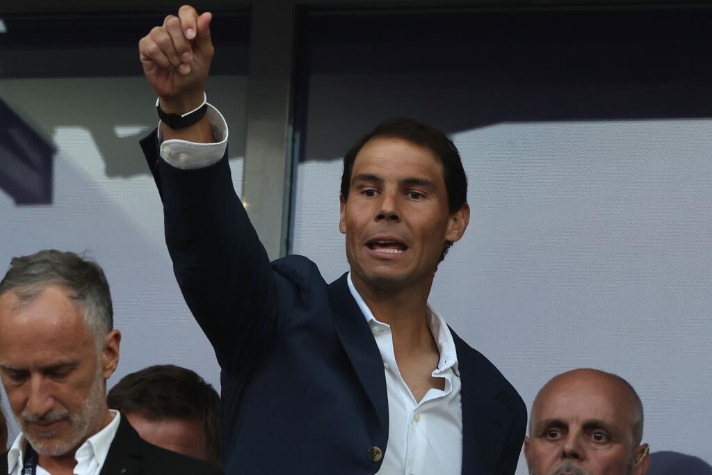Rafael Nadal na finále Ligy majstrov.