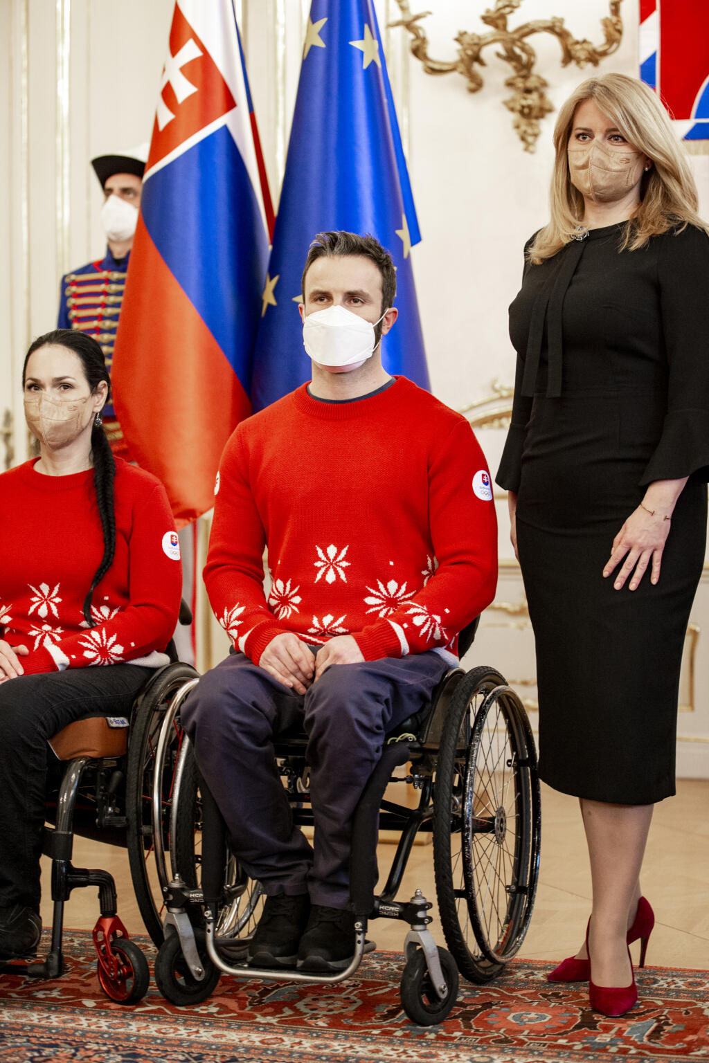 Slávnostného sľubu sa zúčastnili kvôli pandémii koronavírusu len štyria športovci.