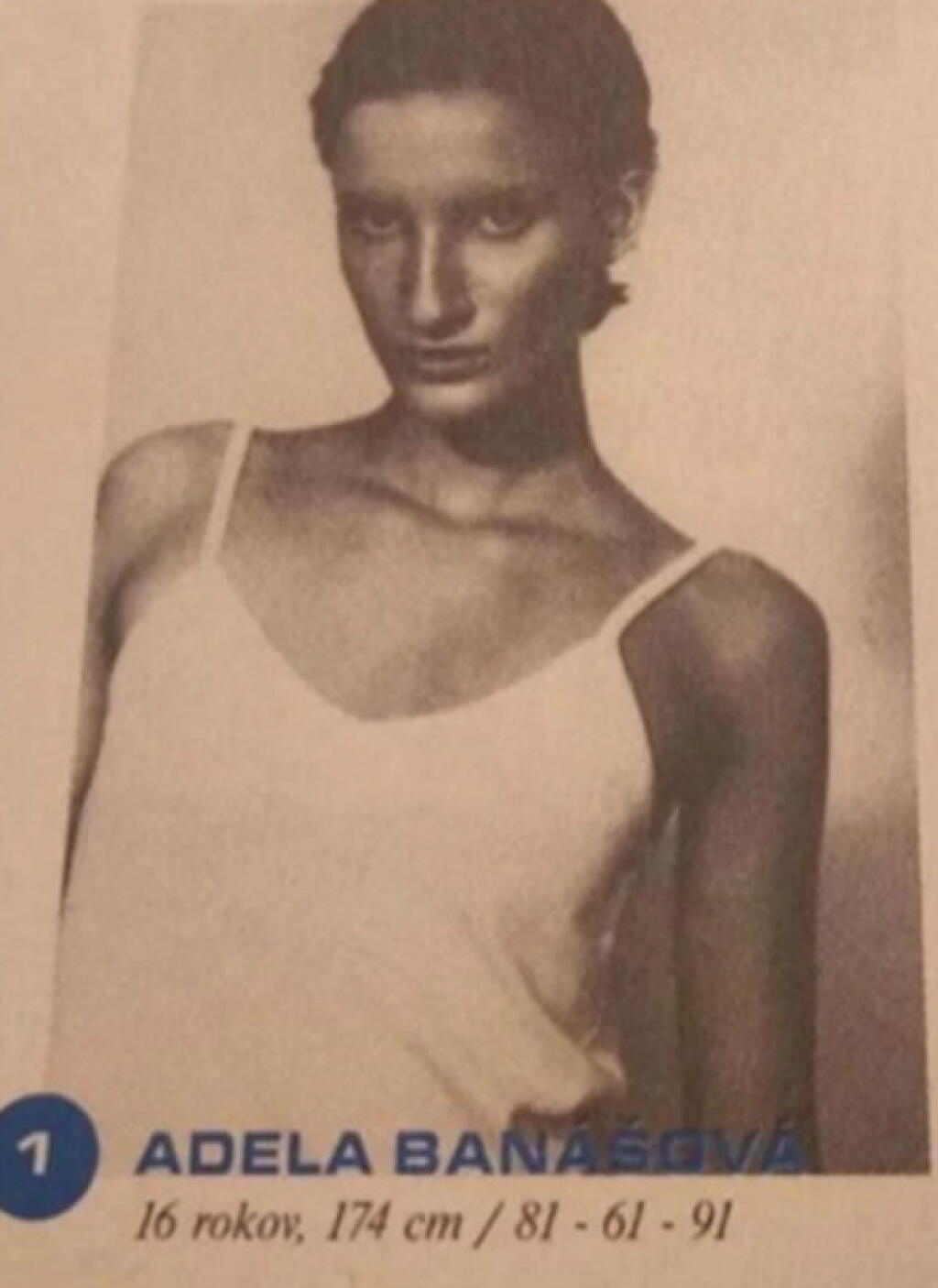 Adela a Andrea na finále súťaži Elite Modele Look 1997