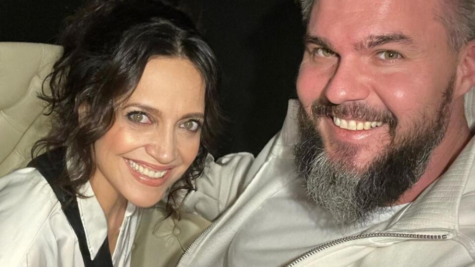 Speváčka Lucie Bílá a jej partner Radek Filipi