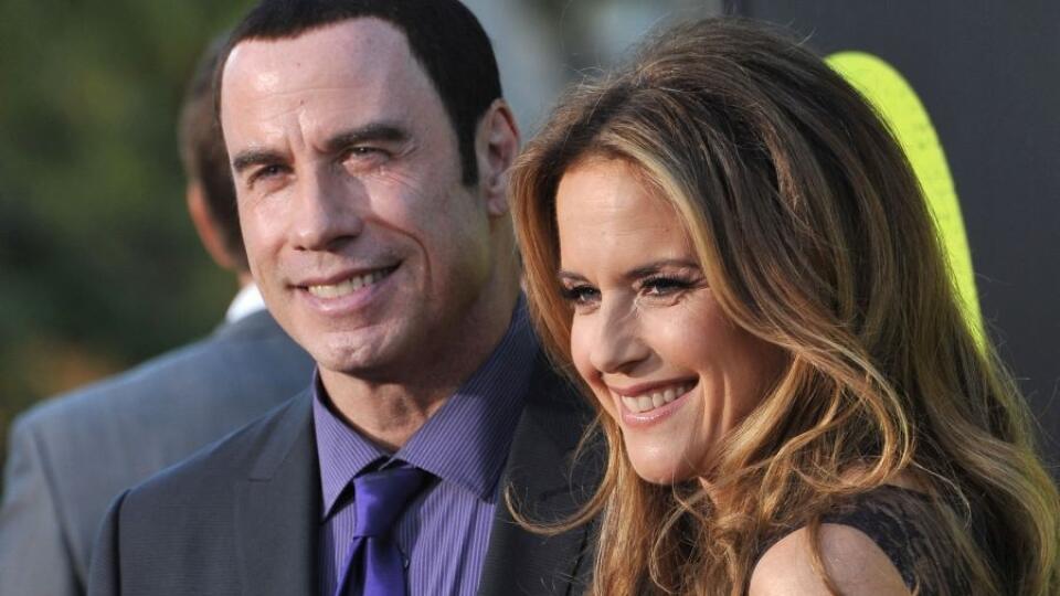 John Travolta s manželkou Kelly Preston.