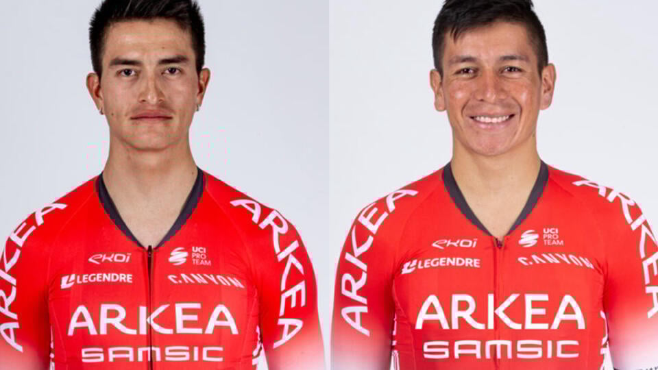 Winner Anacona (vľavo) a Dayer Quintana sú podozriví z dopingu na Tour de France.