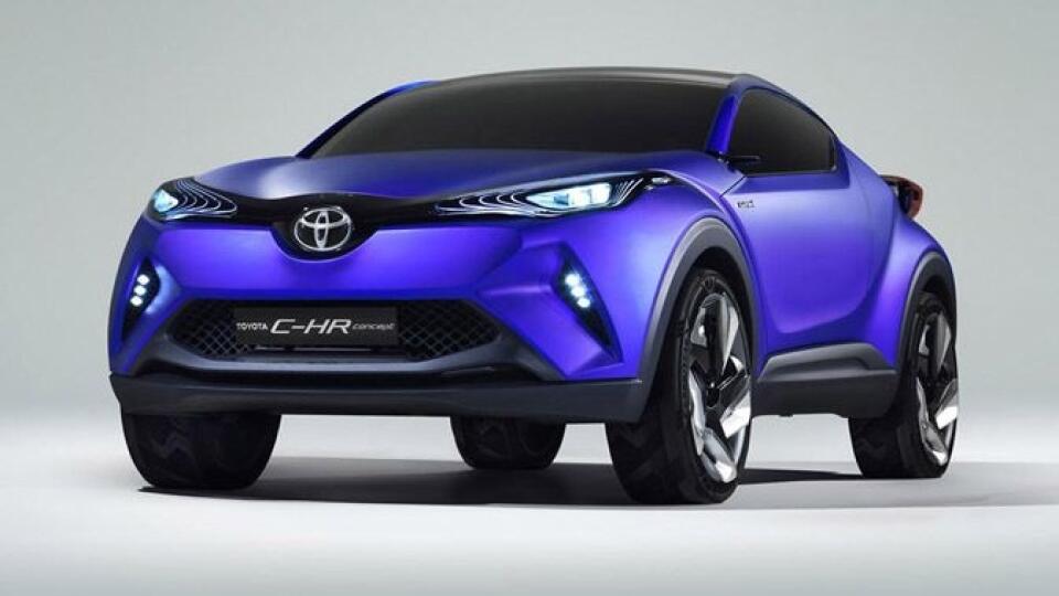 Štúdia Toyota C-HR na prvých fotkách