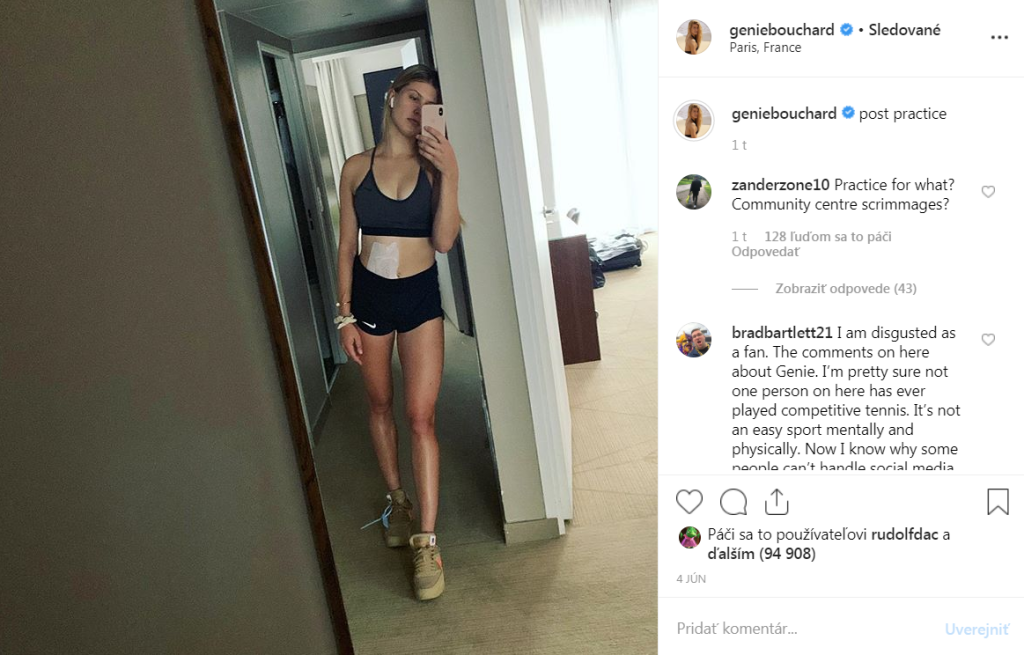 Jedna z najsexi tenistiek sveta Eugenie Bouchardová (25) patrí k tým najpríťažlivejším na okruhu WTA.