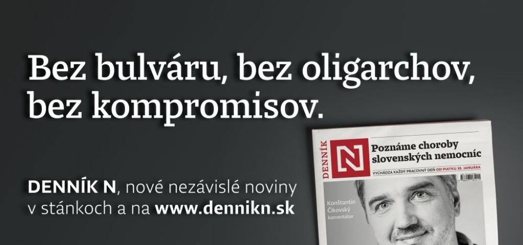 Vizuál štartovacej kampane Denníka N