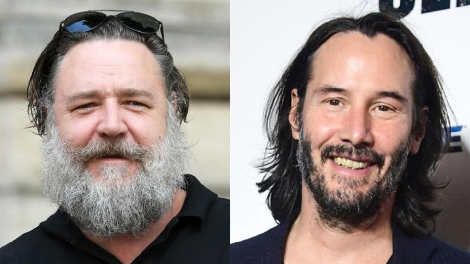 Russell Crowe a Keanu Reeves — 55 rokov