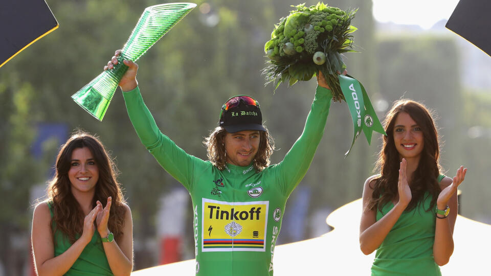 Peter Sagan skončil v roku 2018 na prvom mieste v boji o zelen ýdres. Víťaz tohto dresu inkasuje 25 000 eur.