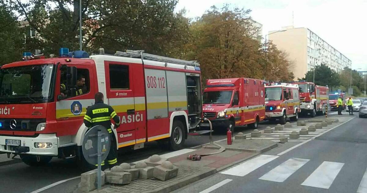 Les pompiers sont intervenus dans l’incendie d’un grand magasin à Ružinov !