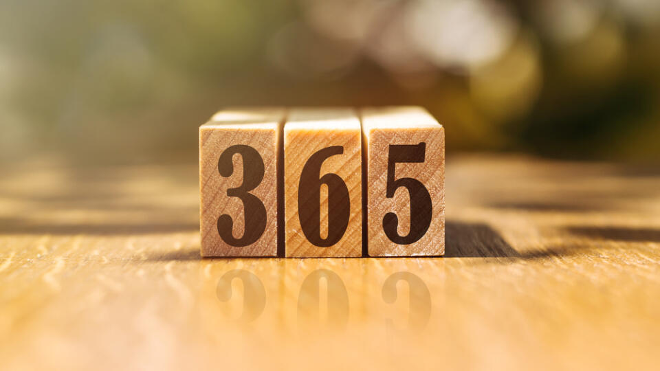 Wooden,Cubes,With,Letters,Of,The,365