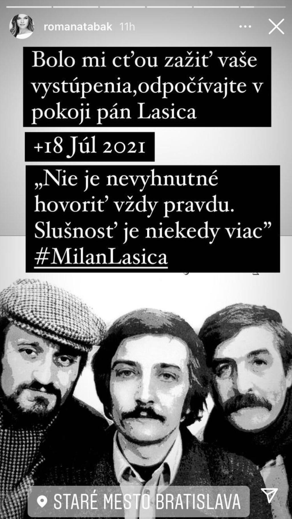Športovci smútia za legendárnym Milanom Lasicom, na sociálnej sieti posielajú emotívne odkazy.