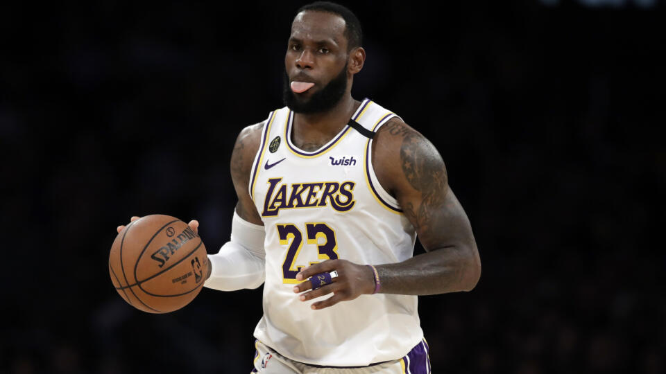 Hráč Los Angeles LeBron James