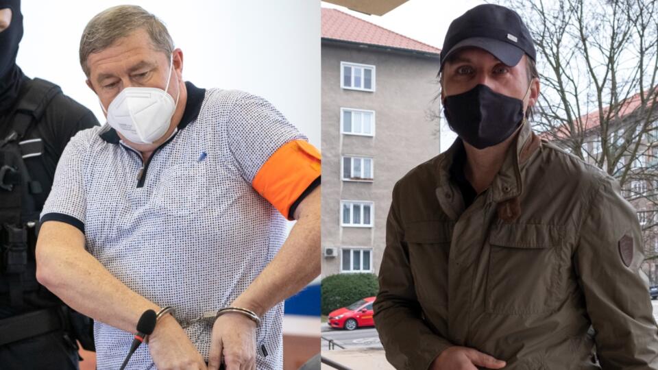 Bývalý špeciálny prokurátor Dušan Kováčik (vľavo) je obžalovaný z viacerých skutkov. Kajúcnik Ľudovít Makó prišiel na súd vysvetliť, ako vnímal údajnú trestnú činnosť Kováčika.
