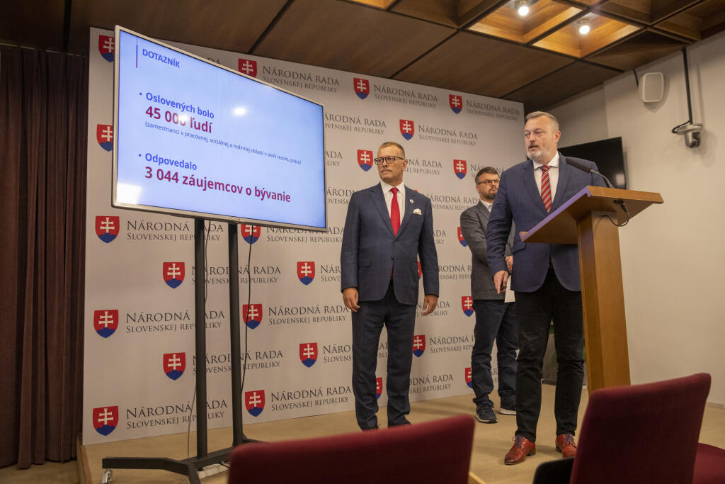 Na snímke je TK SME-RODINA , Boris Kollár k výstavbe nájomných bytov.
