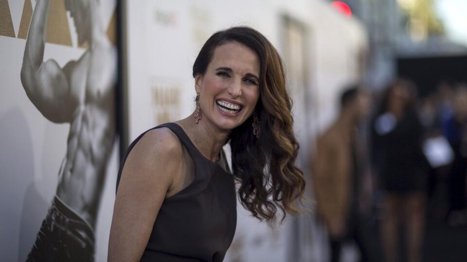 Herečka Andie MacDowell napremiére filmu Magic Mike.