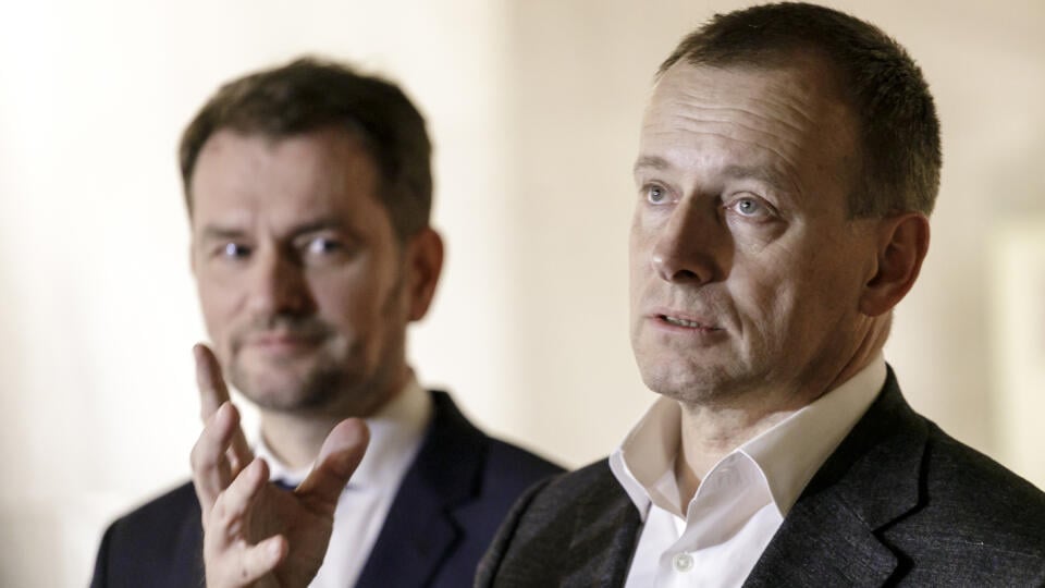 Stretnutie Igora Matoviča a predsedu hnutai Sme rodina Borisa Kollára