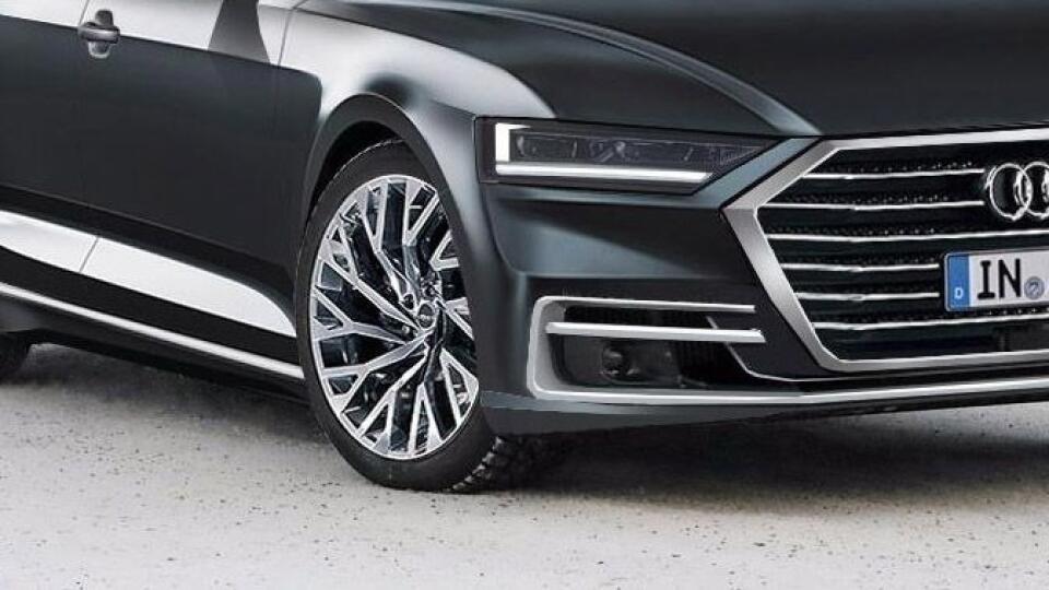 Audi A8 štvrtej generácie na vizualizácii Peisert Design