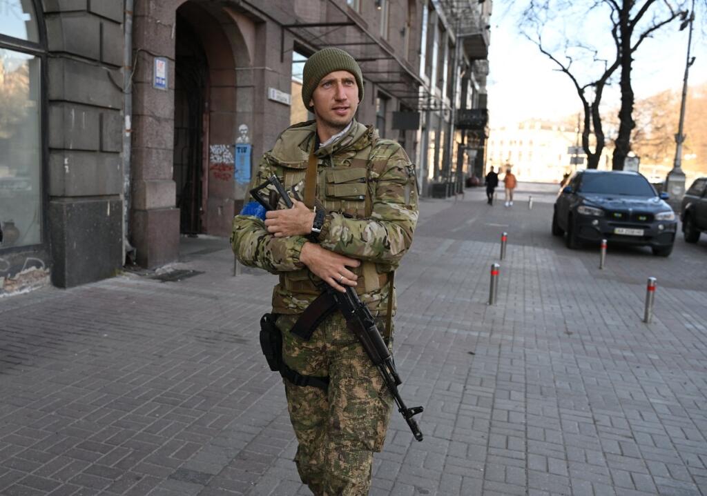 Sergij Stachovskij sa od začiatku ruskej invázie pridal k ukrajinskej armáde.