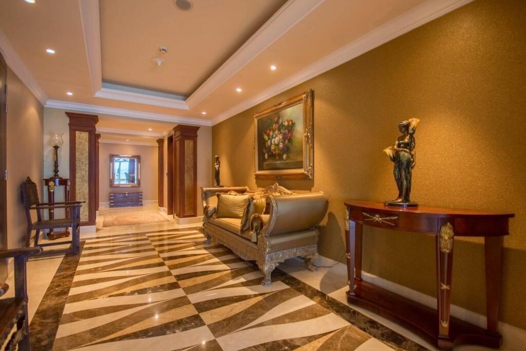 Federerov apartmán skôr pripomína kráľovský palác.