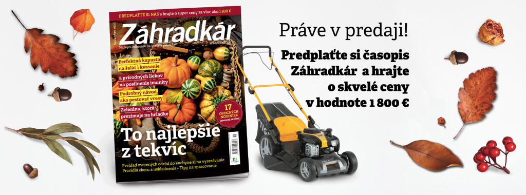 Novembrový Časopis Záhradkár.