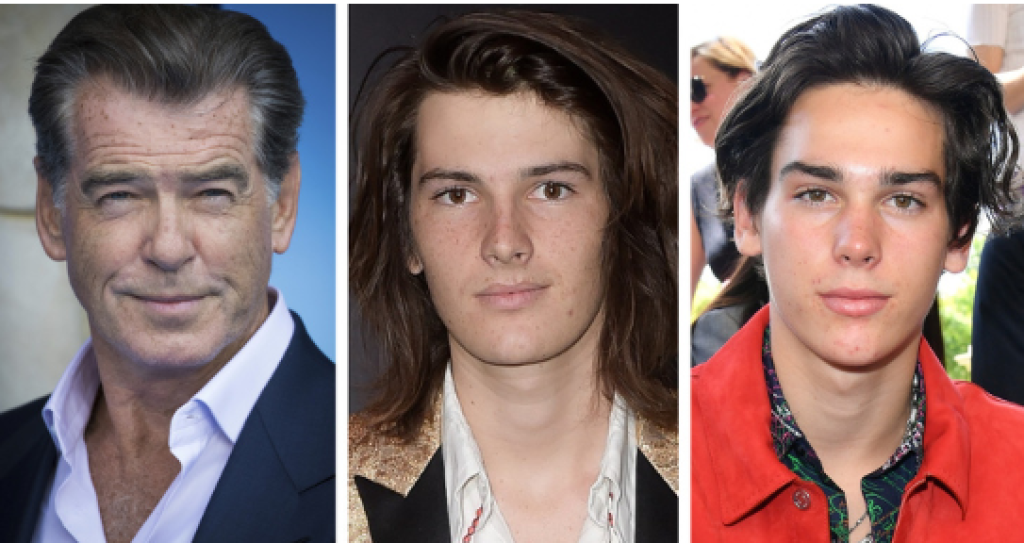 Pierce Brosnan, Dylan Brosnan a Paris Brosnan