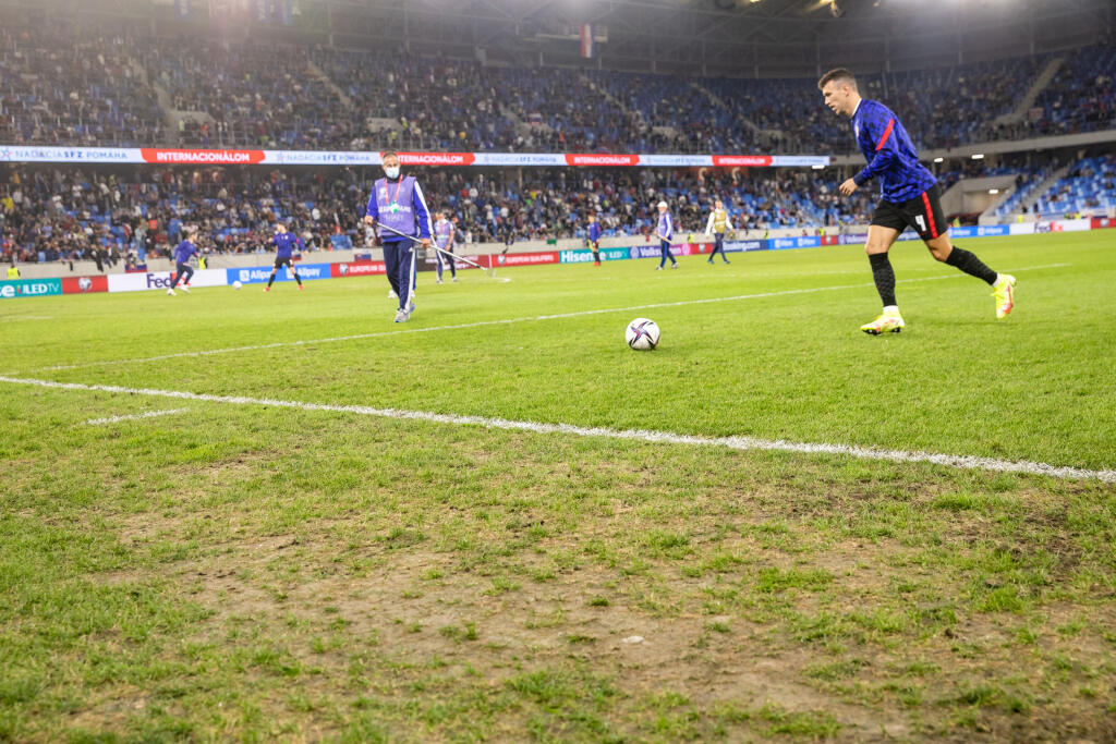 Kvalifikačný zápas o postup na Majstrovstvá sveta 2022 v Katare medzi Slovenskom a Chorvátskom.
