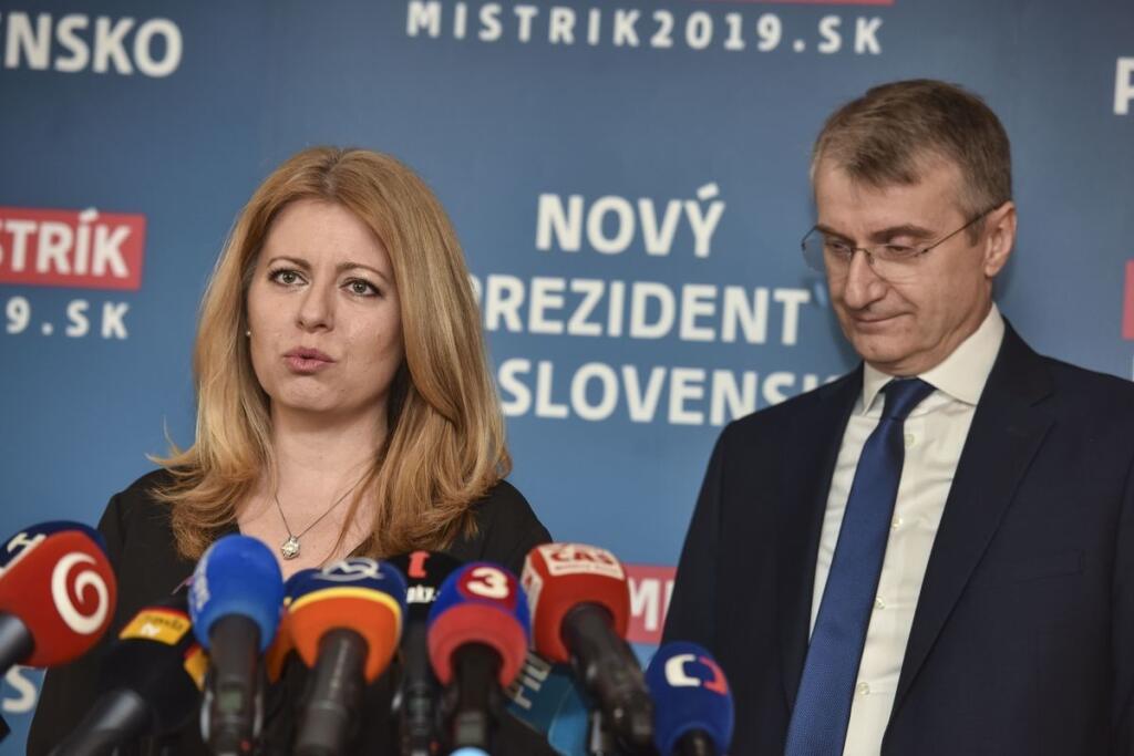 Zuzana Čaputová a Robert Mistrík